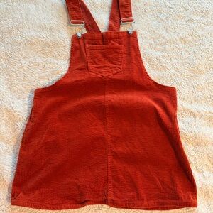 J for Justify Red Pinafore Dress